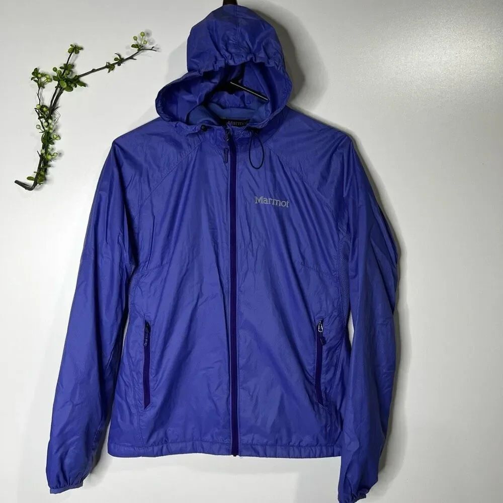 Marmot Purple Lightweight Soft Quilted Jacket Full Zip Women’s Size Small